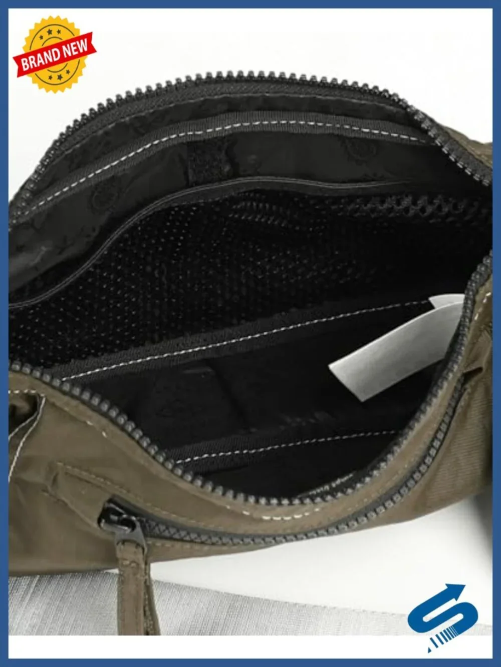 Small Cargo Shoulder Bag, Hobo Satchel with Adjustable Strap